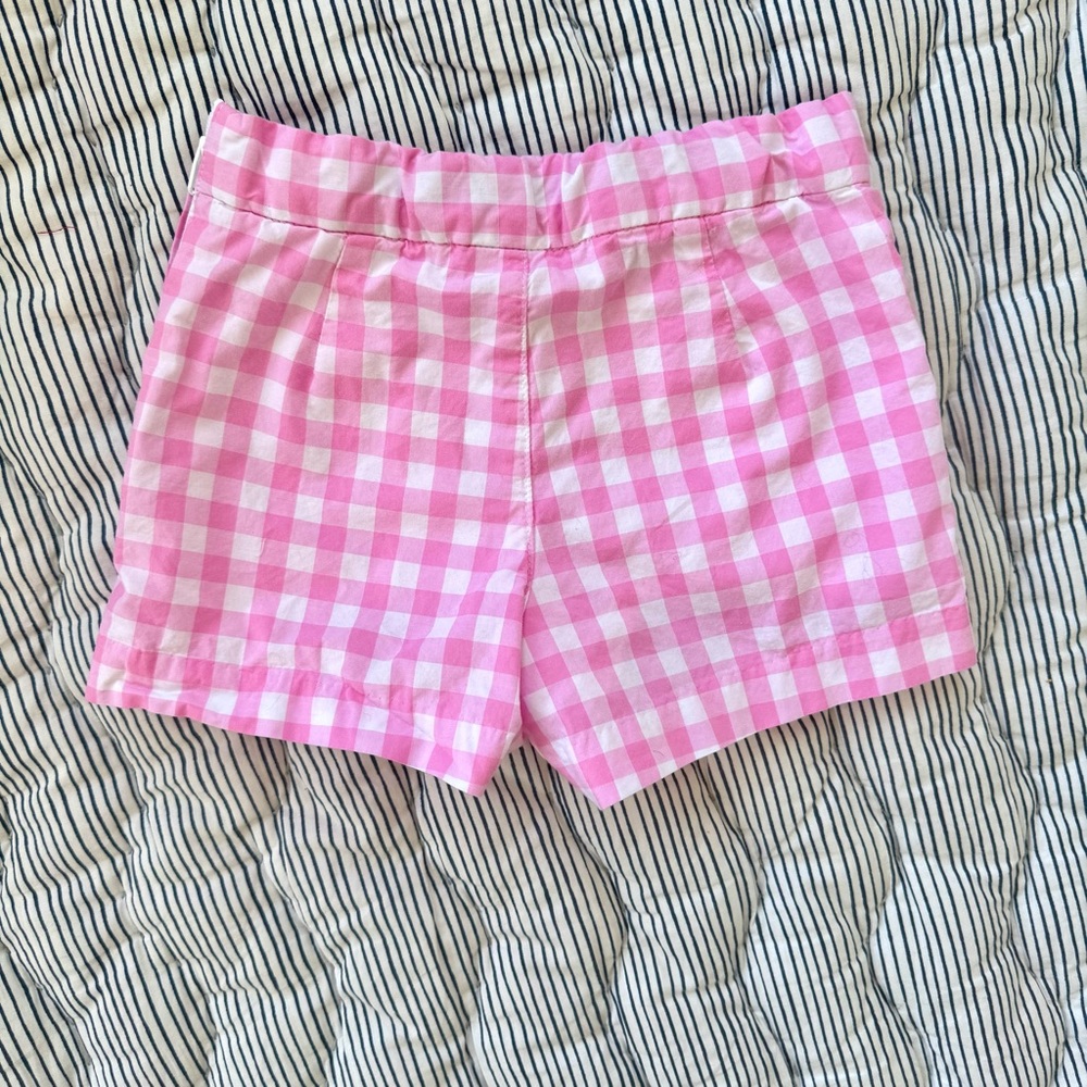 Janie and Jack Pink Gingham Kids Shorts, Size 2T - Picture 2 of 3